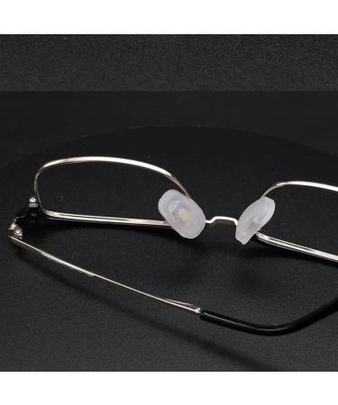 50 Pairs Push-In Eyeglass Nose Pads - Soft Silicone & Transparent - Comfortable Eyewear Accessories for International Shipping - Buy Online on GoSupps.com