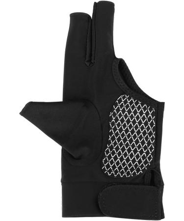 Best Left Hand Billiard Glove | 3 Finger Snooker Pool Gloves for Men | Premium Billiard Accessories in Black - Buy Online on GoSupps.com