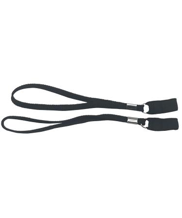 Classy Walking Canes CWCWR1 Wrist Straps for Canes  2 Pack, Black
