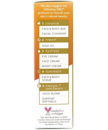 Age-Defying Eye Cream with Sea Buckthorn Oil | Sibu Beauty Sea Berry Therapy 0.5 fl oz - Buy Online on GoSupps.com