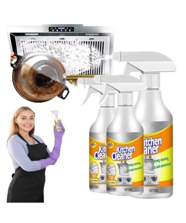 Kitchen Cleaner for Range Hoods Neat Freakz All-Purpose Kitchen Pots and Pan Cleaner for Range Hood Ovens Pots Grills Sinks 500ml(3Pcs)