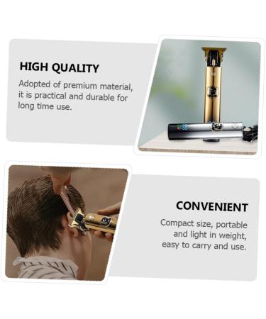 Mikinona Hair Cutting Trimmer 1 Set Hair Clipper Cordless Hair Trimmer Hair Cutting Tool Trimmer Electric Barber Hair Grooming Clipper Nose Hair Scissors Digital Display Man Titanium Alloy - Buy Online on GoSupps.com