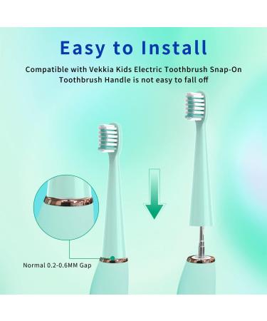 YMPBO 10PCS Compatible Replacement Heads + 30PCS Floss Toothpick + Free Holder - Soft for Kids Teeth & Gums (Cyan) - Buy Online on GoSupps.com