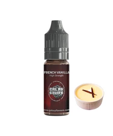 French Vanilla High Strength Flavouring - 230+ Flavours - Galaxy Food Flavours - 10ml Bottle