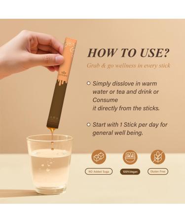 AUIXOPI Pure Shilajit |Shilajit Honey Sticks |85+ Trace Minerals Boost Energy |Enhance Immunity |shilajit for Men |30 Sticks. - Buy Online on GoSupps.com