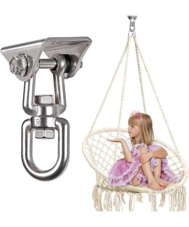 WAREMAID Heavy Duty 360 Swivel Swing Hanger - Stainless Steel - 1000 lb Capacity - Ceiling or Porch Swing Mount Kit - 1 Pack - Buy Online on GoSupps.com