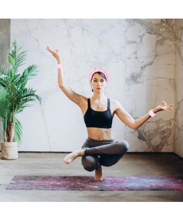 4 Piece Spa Headband Wrist Sponge Skin Care Hair Band Skincare Headband Set for Women Girls Sports Shower Washing - Buy Online on GoSupps.com