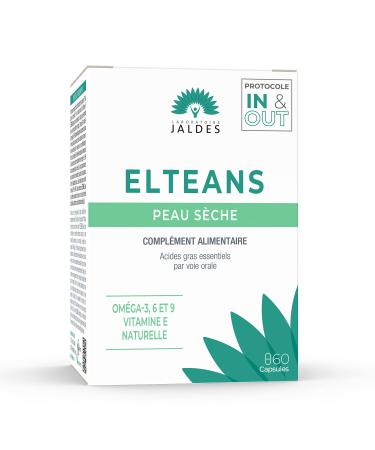 ELTEANS CAPSULES boite de 60 Caps | Confort des Peaux S ches tr s S ches | Apporte une Combinaison Equilibr e en Acides Gras Essentiels Om ga-3 6 et 9 | LABORATOIRE JALDES