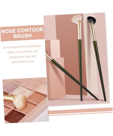 FOYTOKI 4pcs Nose Shadow Brush Nose Makeup Brush Contour Blending Brush Nose Contour Brush Artificial Fiber - Buy Online on GoSupps.com