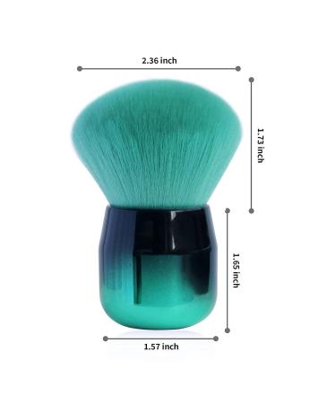 2 Pack Nail Art Dust Powder Remover Brushes - Soft Kabuki Cleaner & Foundation Brush for Makeup & Nail Arts - Buy Online on GoSupps.com