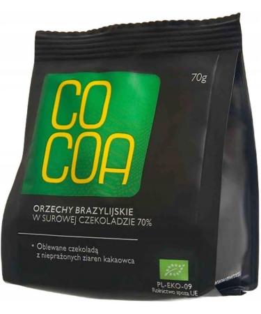 COCOA - Enrob es de Chocolat Noir BIO aux Noix du Br sil - A l'unit A l'unit (70g) - Buy Online on GoSupps.com