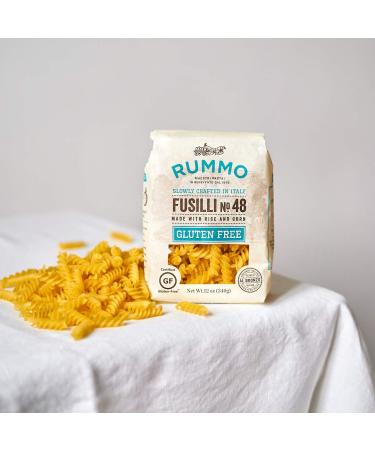 Rummo Italian Pasta GF Fusilli No.48 5-Pack (12 Ounce) - Certified Gluten-Free, Always Al Dente | Buy Now! - Buy Online on GoSupps.com