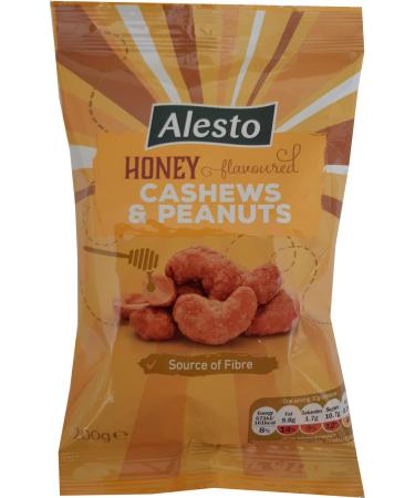 Alesto Roasted Cashew Nuts & Peanuts 200g Vegatarian (Honey)