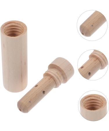 NULYLU Aromatherapy Essential Oil Nasal Inhaling Stick Portable Wooden Tube for Refreshing Scents Anywhere Relief from Nasal Congestion Made Wood and Material - Buy Online on GoSupps.com