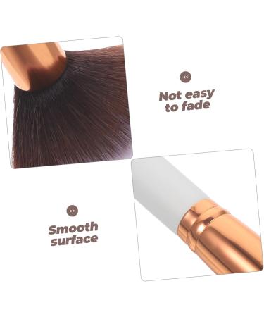 Set of 2 Cosmetic Brushes Professional Makeup Brushes Makeup Brushes Wooden Handle Makeup Brush Powder Brush Makeup Brush for Women - Buy Online on GoSupps.com