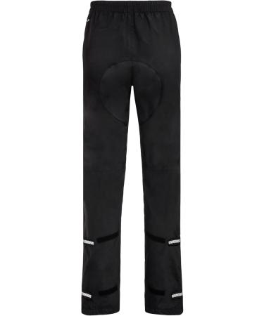 VAUDE Men's Yaras Rain Pants III S-Short Black - Waterproof & Lightweight Outdoor Gear for Men | International Shipping Available - Buy Online on GoSupps.com