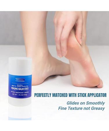 Wongking Healing Balm Stick - Cracked Heel Repair with Vitamin E and Shea Butter - Soothing Moisturizing Care for Chapped Skin - 1.76Oz - Buy Online on GoSupps.com