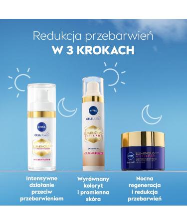 Beiersdorf AG NIVEA LUMINOUS630 Anti discoloration CC SPF 30 cream color 02medium 40 ml - Buy Online on GoSupps.com