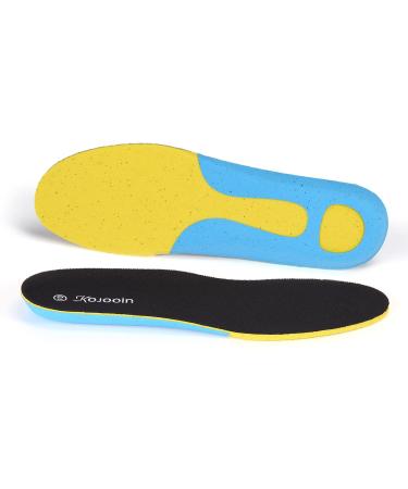 KOJOOIN Sport Athletic Shoe Insoles Shoe Inserts Men Women Unisex Comfort Insoles for Sneakers Running Shoes for Active Sports Walking Running Training Hiking Blue 9