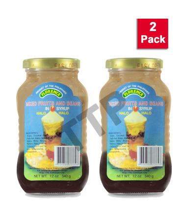 Florence Mixed Fruit and Beans in Syrup 340g  2 Pack - Buy Online on GoSupps.com