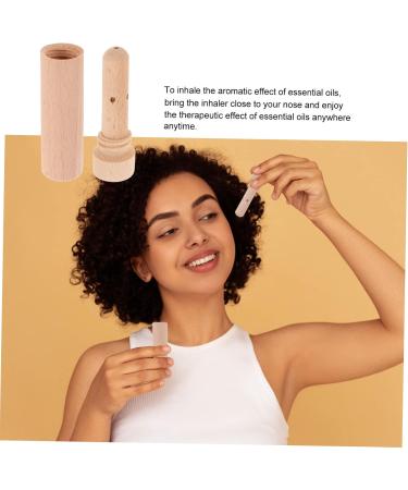 ORFOFE Aromatherapy Nasal Stick Portable Sniffing Stick for Essential Oils Wooden Tube Design for Relaxation and Respiratory Support Compact for Travel and Everyday Use - Buy Online on GoSupps.com