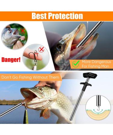 Auphrosyne Fish Hook Remover & Lip Gripper Pliers Combo Kit - Orange 9 - Buy Online on GoSupps.com