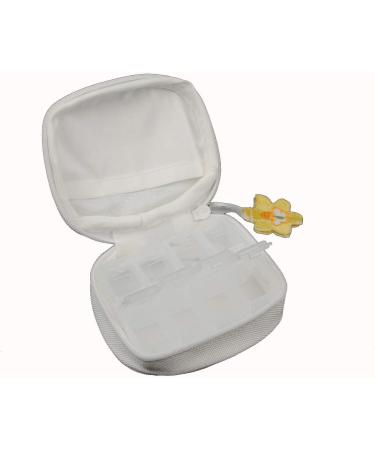 Justina Claire Daffodil Design Pill Box Purse | Stylish & Functional | International Shipping Available - Buy Online on GoSupps.com