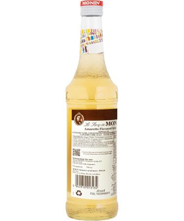MONIN Sirop de Amaretto pour Cocktail et Cocktail sans Alcool - Ar mes Naturels - 70cl - Buy Online on GoSupps.com