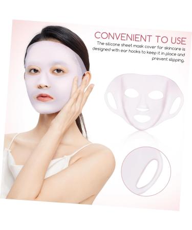 Cabilock 5 pi ces Masques Visage Silicone R utilisables Housses lastiques et Confortables pour Masque Hydratant Prot ge et Pr vient vaporation - Buy Online on GoSupps.com