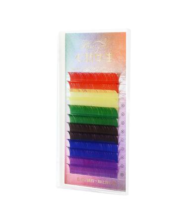 Scala Mink Eyelash Extensions - C Curl 0.15mm Individual Lashes | 6 Colors Assorted in One Tray (12mm) for Stunning Looks - Buy Online on GoSupps.com