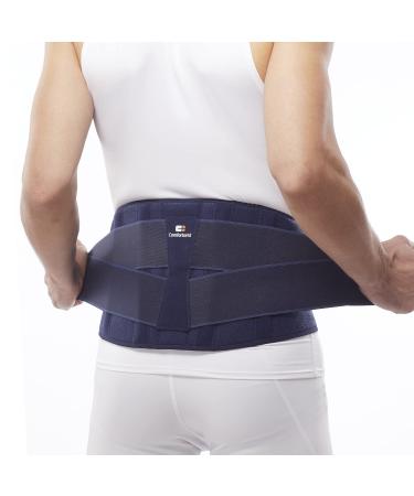 Comforband Adjustable Back Support Brace with Power Straps for Men and Women - Immediate Relief from Lower Back Pain, Strains, Arthritis, Herniated Disc, Sciatica, Scoliosis, Injury Recovery, Rehabilitation  Firm back support with Adjustable Compression -