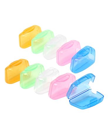 Senkary 20 Pieces Toothbrush Cap Covers Toothbrush Head Protector Case for Travel or Home 5 Colors