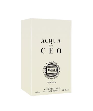 Hybrid & Company Acqua for Ceo Men s Classic Scent Spray Eau De Perfume Toilette 100 ML Acqua for Ceo for men - Buy Online on GoSupps.com