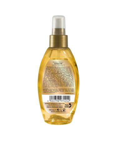 OGX Hydrate & Defrizz Kukui Oil Anti-Frizz Hydrating Oil - 4 oz | Buy Now for Smooth Shiny Hair - International Shipping Available - Buy Online on GoSupps.com