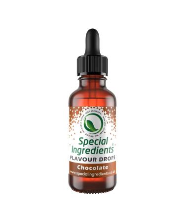 Chocolate Flavour Drop 30ml Highly Concentrated Versatile Food Flavouring - Vegan Non GMO Gluten Free Chocolate 30ml
