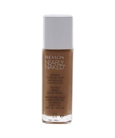 Revlon Nearly Naked Makeup SPF 20  No. 190 True Beige Foundation  1 Ounce No. 190 True Beige Foundation 1 Ounce