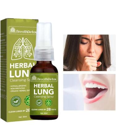 Natural Herbal Lung Cleansing Spray Breathdetox Herbal Cleanse Mist Herbal Lung Essence Powerful Lung Support - Buy Online on GoSupps.com
