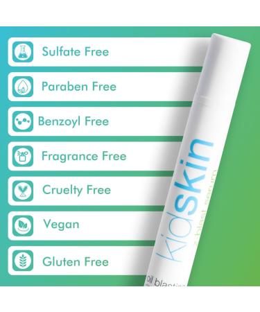 Kidskin Z-Blast Serum | Acne Treatment for Kids & Teens (Ages 9-17) | Vegan & Cruelty-Free Skin Care | .5 fl oz - Buy Online on GoSupps.com