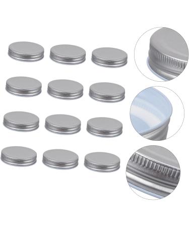 CIYODO 16pcs Mason Jar Lids Mason Jar Replacement Lids Air Tight Tinplate Lid Reusable Lids Bulk Sealing Canning Jars Tin Lid Glass Bottles Tinplate Mason Jar Lid Mug Glass Jar 7X7CM Silver - Buy Online on GoSupps.com