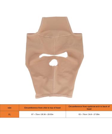 Facial Slimming Belt Breathable Elastic V Line Lifting Chin Strap Facial Slimming Belt V Face Slimming Belt Double Chin Lifting Belt for Men and Women(XL) - Buy Online on GoSupps.com
