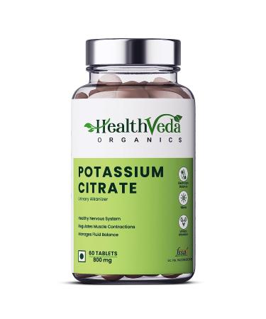 Potassium Citrate 800mg (60 Veg Tablets) 100% Herbal with NO Known Side Effects - by shopmore01