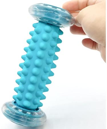 Foot Massage Roller & Hedgehog Ball for Ultimate Relaxation | Fascia & Reflex Zone Therapy - Buy Online on GoSupps.com