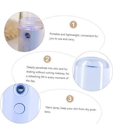 CANIGHT 1pc Blue Women Humidifier Plastic Handy Mist Sprayer Essential Oils Diffuser 14.5X4CM - Buy Online on GoSupps.com