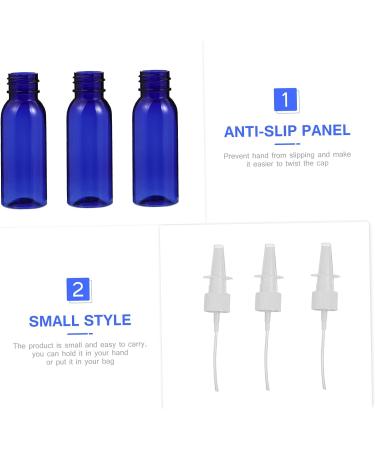 FRCOLOR 24 Pcs Round Shoulder Nasal Spray Bottles - Fine Mist Sprayer for Skincare - Travel Containers - Plastic Spray Bottles for Nasal Relief - Saline Spray Bottle - Small 12.5X2.5cm - Blue (Pack of 3) - Buy Online on GoSupps.com