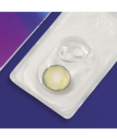 Glamlens Mirel Green Colored Contact Lenses - Natural Silicone Comfort Strong Coverage -1.50 Dioptre 1 Pair (2 Pieces) for International Shipping - Buy Online on GoSupps.com
