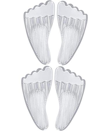 FOMIYES Five Toe Sticky Foot Inserts - 4 Pairs Gel Heel Pads for Women | Comfort Insoles for Plantar Shoes - Enhance Shoe Fit & Support - Buy Online on GoSupps.com