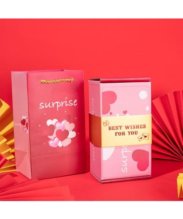N/A Happy Birthday Surprising Boxes Creative Cards Explosion Gift Box for Relatives Loved Ones Gift 12pcs Bounce Boxes Gift Boxes Gift Bags Pink BEST WISHES FOR YOU - Buy Online on GoSupps.com