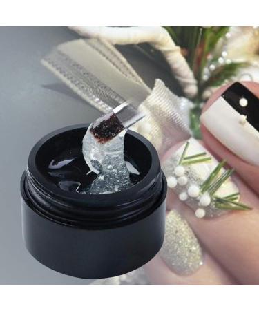 Monshop Nail Glue - Solid Nail Tips Gel & Nail Extension Glue for Easy DIY Nail Art at Home | Fiber Nail Polish & Crack Repair - Buy Online on GoSupps.com