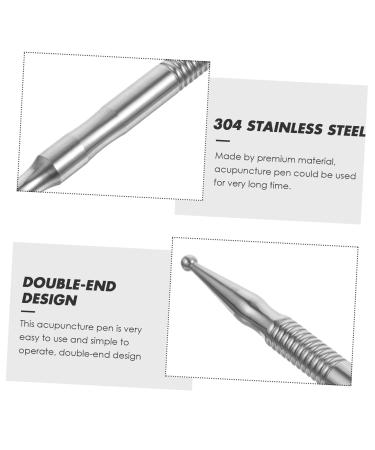 Stahad Face Acupuncture Pen - Stainless Steel Manual Acupuncture Pen for Facial and Foot Treatment - Buy Online on GoSupps.com