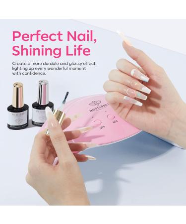 Modelones 48W UV Nail Dryer with Timer | Gel Nail Lamp & UPF99+ UV Protection Gloves for Manicure - Buy Online on GoSupps.com